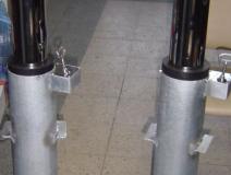 Manual Retractable Rising Bollards